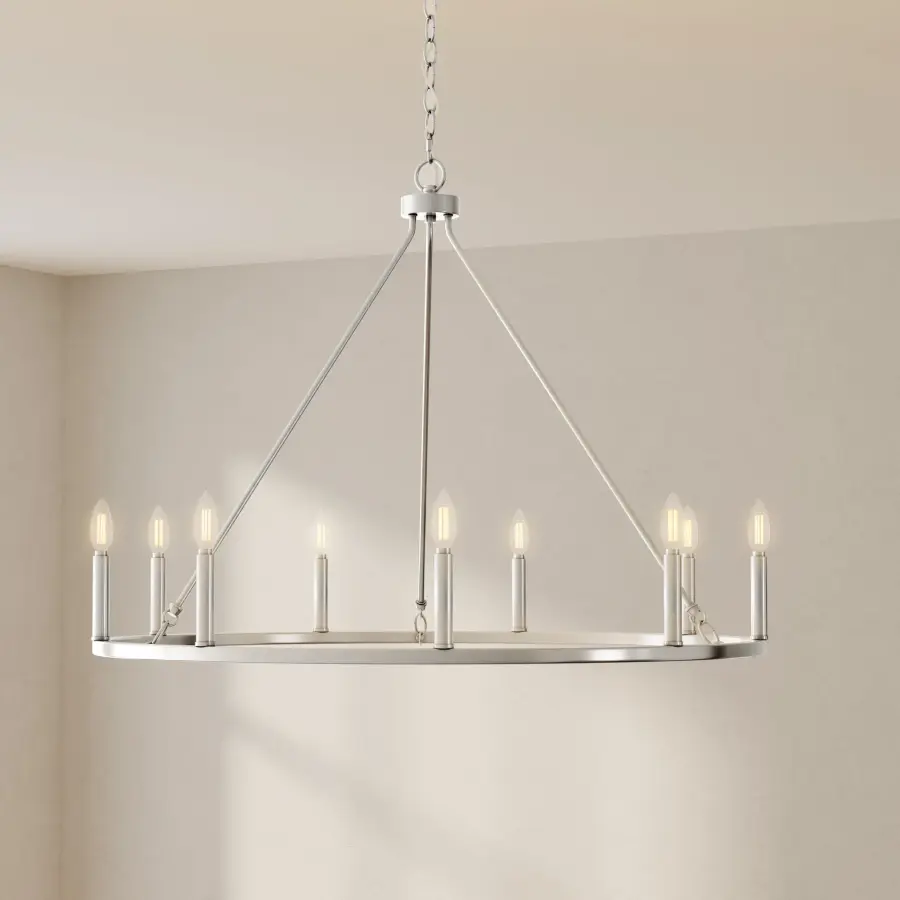Gilliam Collection Nine-Light Chandelier - Image 2