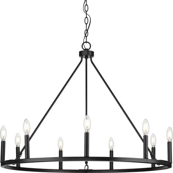 Gilliam Collection Nine-Light Chandelier - Image 3