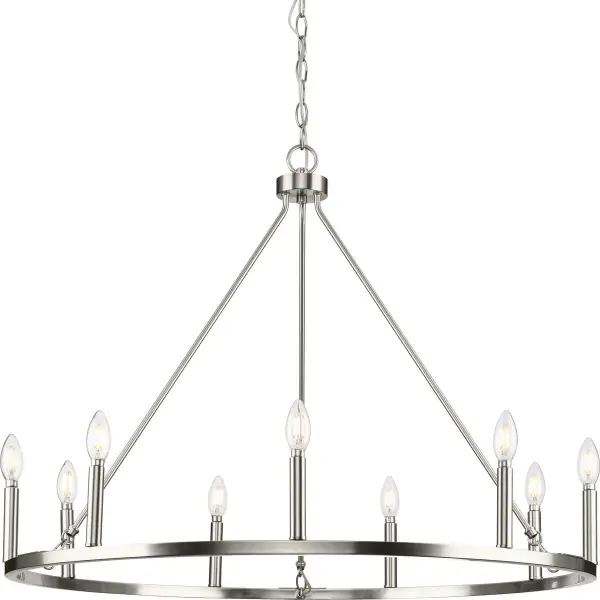 Gilliam Collection Nine-Light Chandelier - Image 4