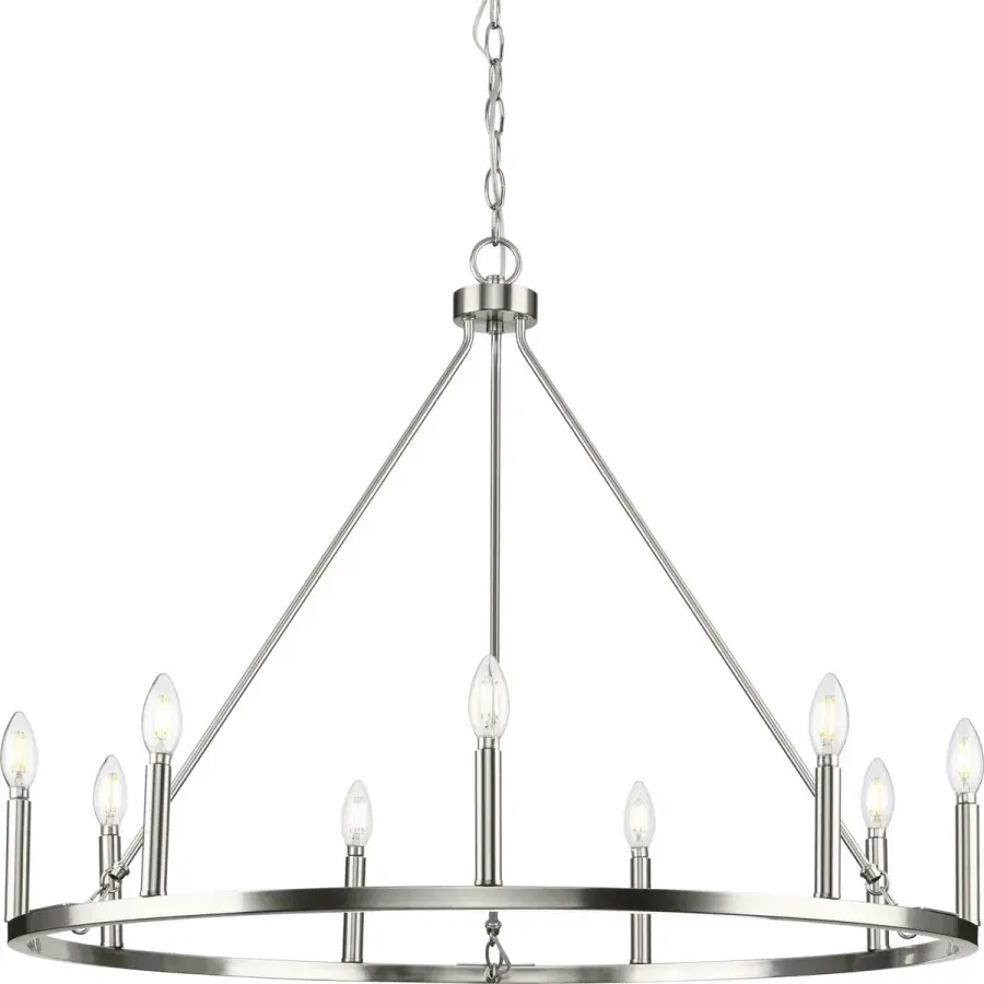 Gilliam Collection Nine-Light Chandelier - Image 4
