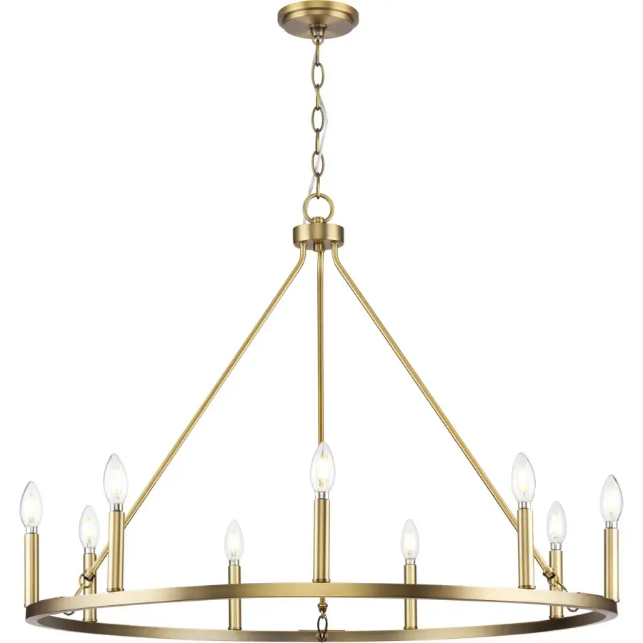 Gilliam Collection Nine-Light Chandelier - Image 5