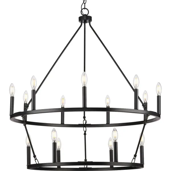 Gilliam Collection Fifteen-Light Chandelier - Image 1