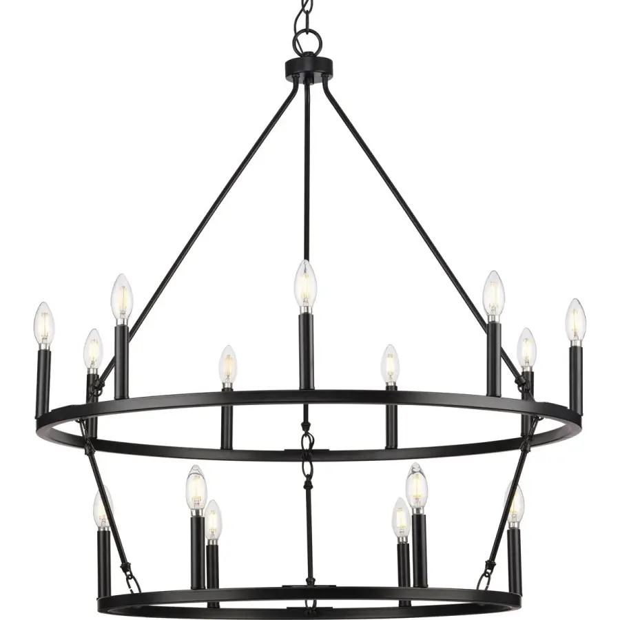 Gilliam Collection Fifteen-Light Chandelier - Image 1