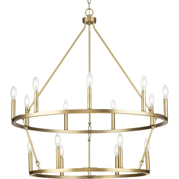 Gilliam Collection Fifteen-Light Chandelier - Image 3