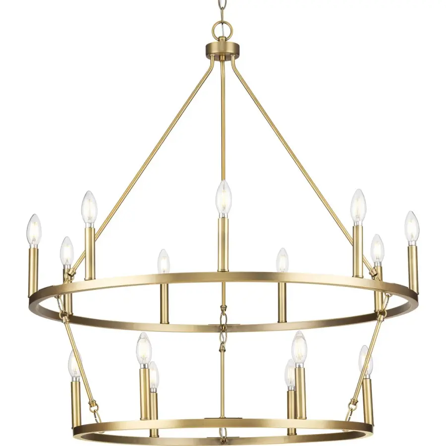 Gilliam Collection Fifteen-Light Chandelier - Image 3