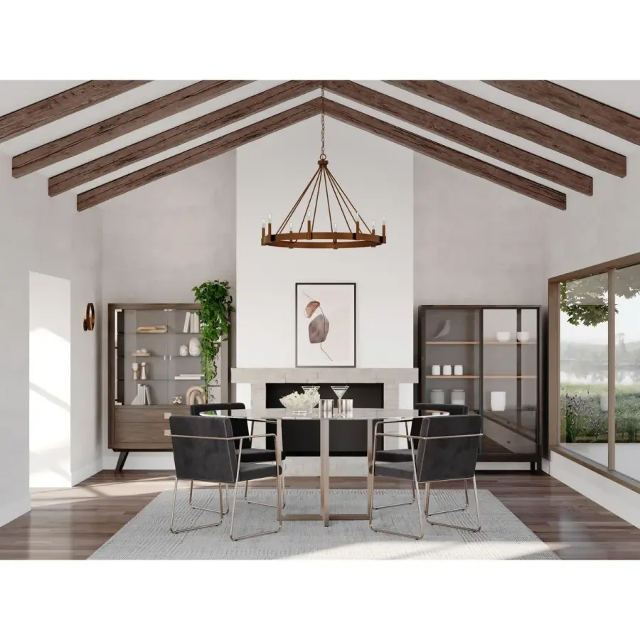 Modern Farmhouse Statement Piece with Rustic Warmth - Image 6