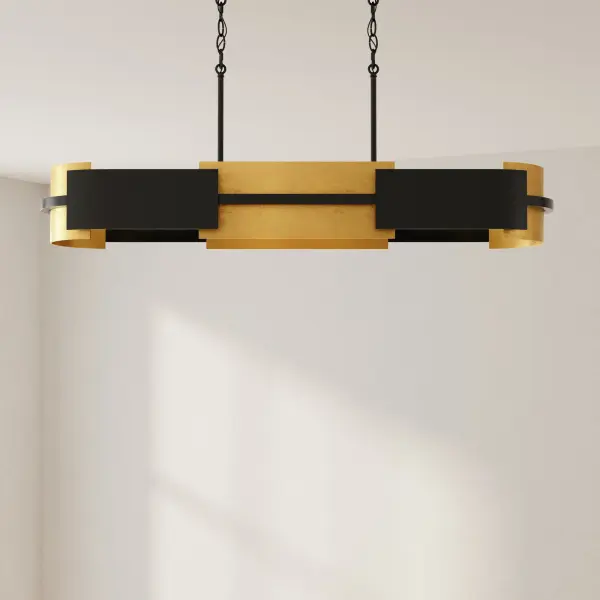 The Lowery Collection brings sophisticated industrial style to modern spaces with its four-light linear design. The black finish creates dramatic visual impact while maintaining versatility across contemporary interiors.