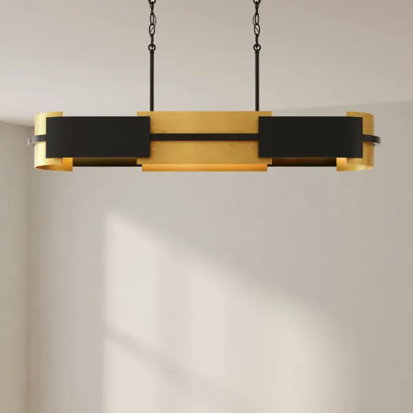 The Lowery Collection brings sophisticated industrial style to modern spaces with its four-light linear design. The black finish creates dramatic visual impact while maintaining versatility across contemporary interiors. - alternate view