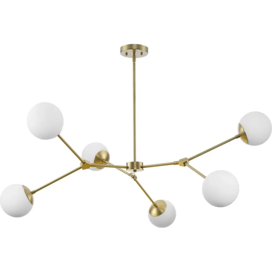 Haas Collection Six-Light Chandelier - Image 1