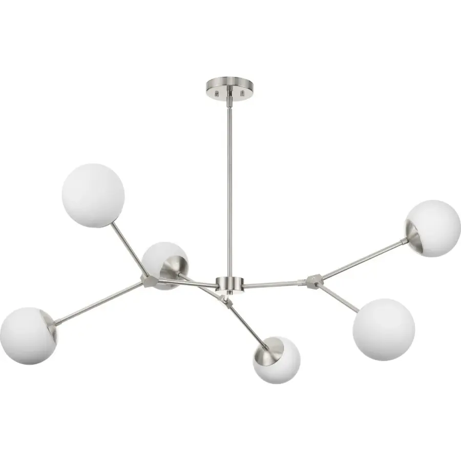 Haas Collection Six-Light Chandelier - Image 2