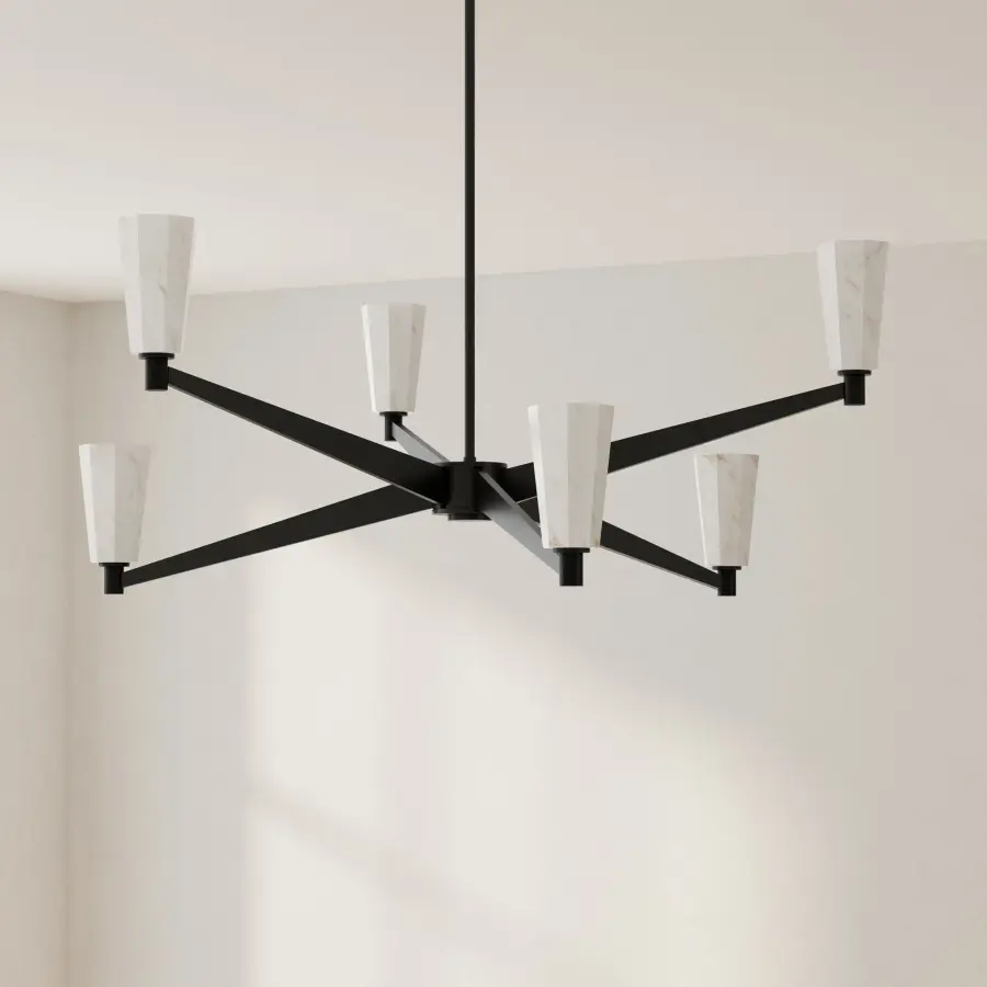 Tosca Collection Six-Light Chandelier - Image 1