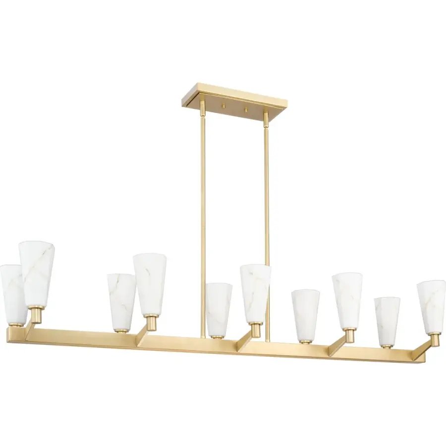 Tosca Collection Ten-Light Linear Chandelier - Image 2