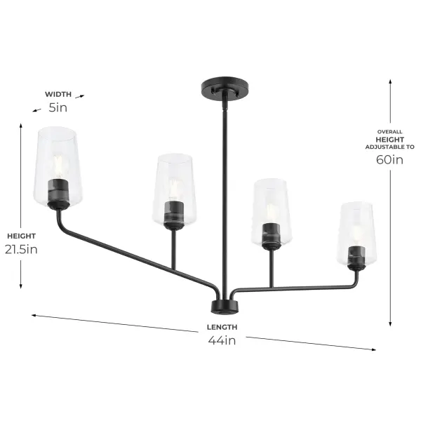 Celino Four-Light Chandelier - Image 12