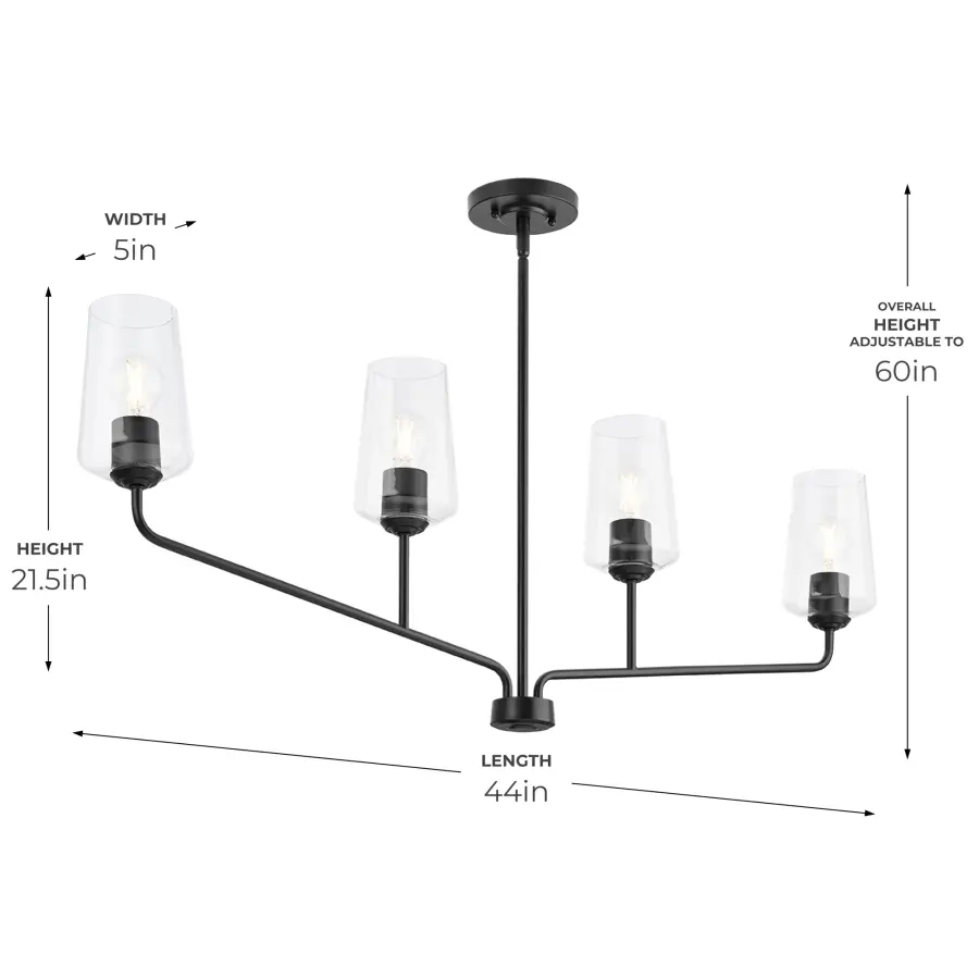 Celino Four-Light Chandelier - Image 12