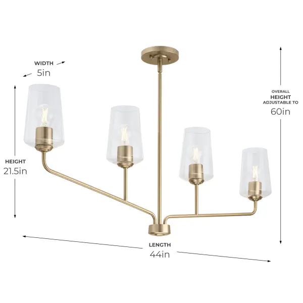 Celino Four-Light Chandelier - Image 18