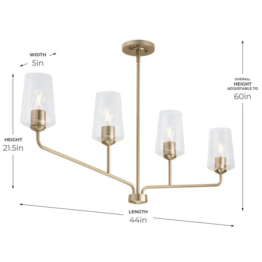 Celino Four-Light Chandelier - Image 18