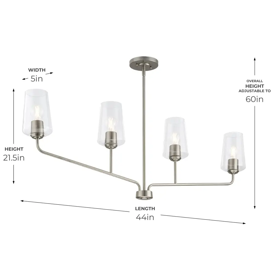 Celino Four-Light Chandelier - Image 6