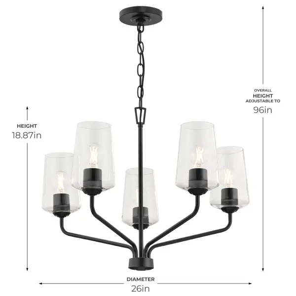 Celino Five-Light Chandelier - Image 14