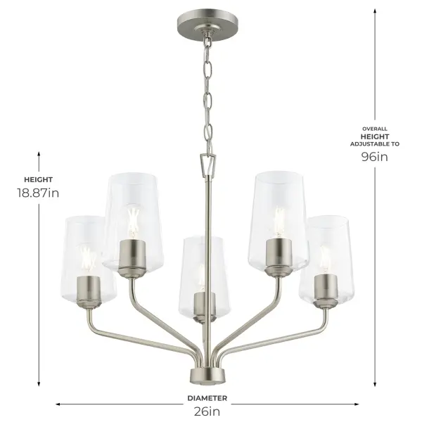 Celino Five-Light Chandelier - Image 7