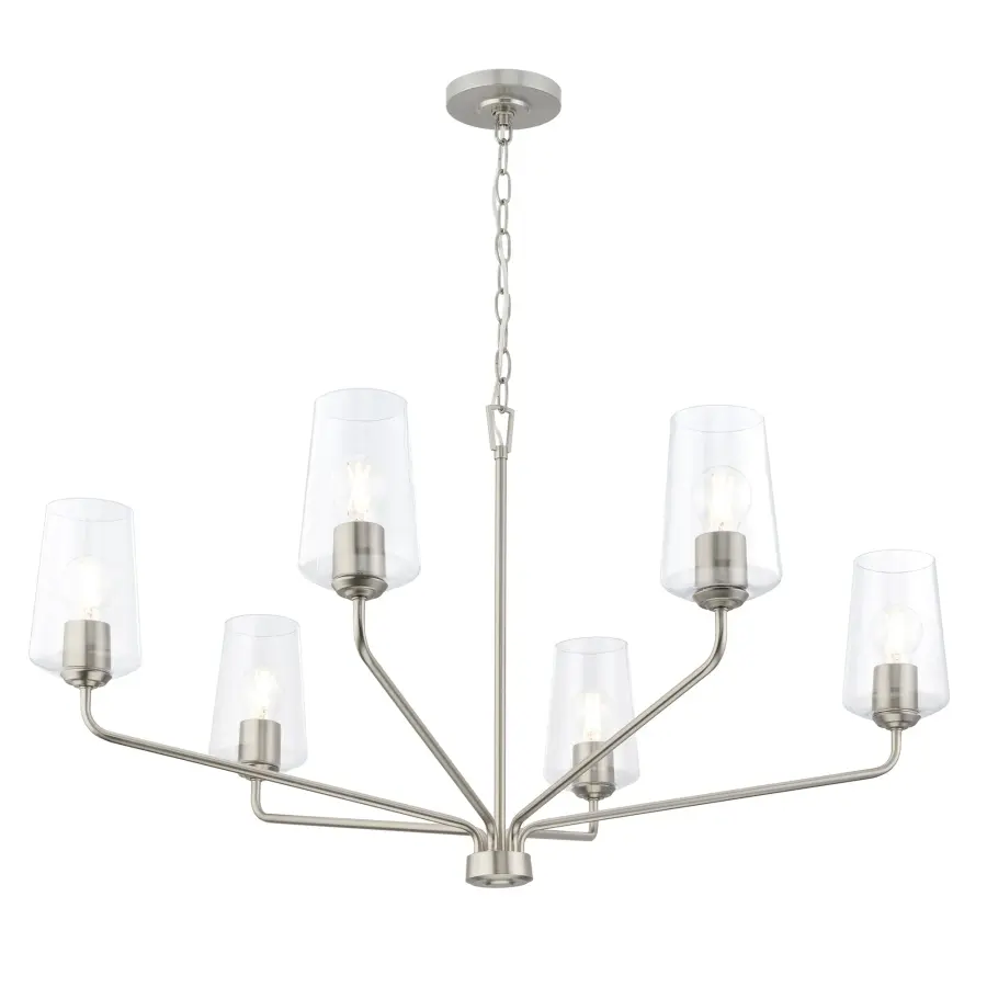 Celino Six-Light Large Chandelier - Image 2