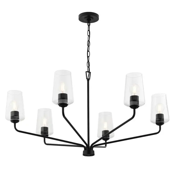 Celino Six-Light Large Chandelier - Image 4