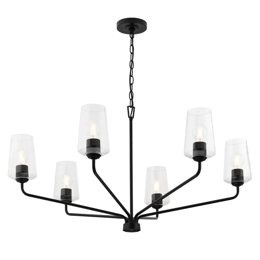 Celino Six-Light Large Chandelier - Image 4