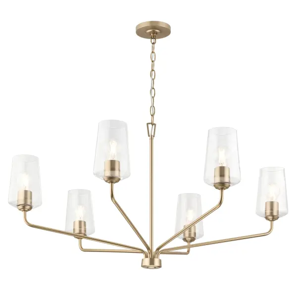 Celino Six-Light Large Chandelier - Image 7