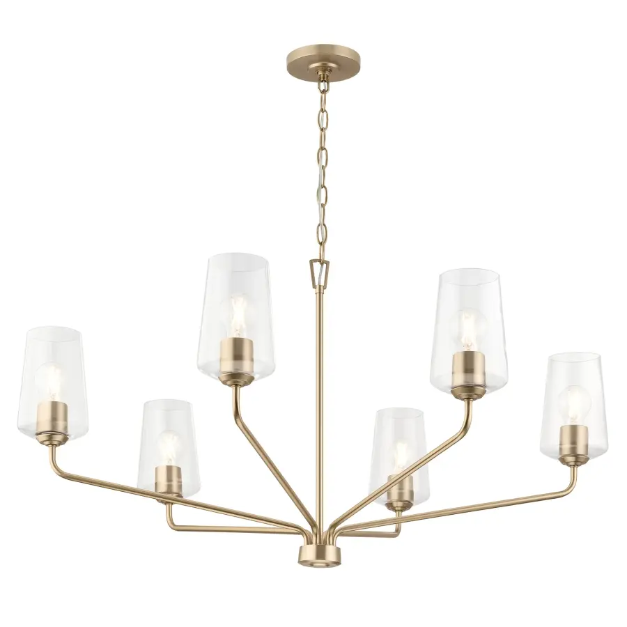 Celino Six-Light Large Chandelier - Image 7