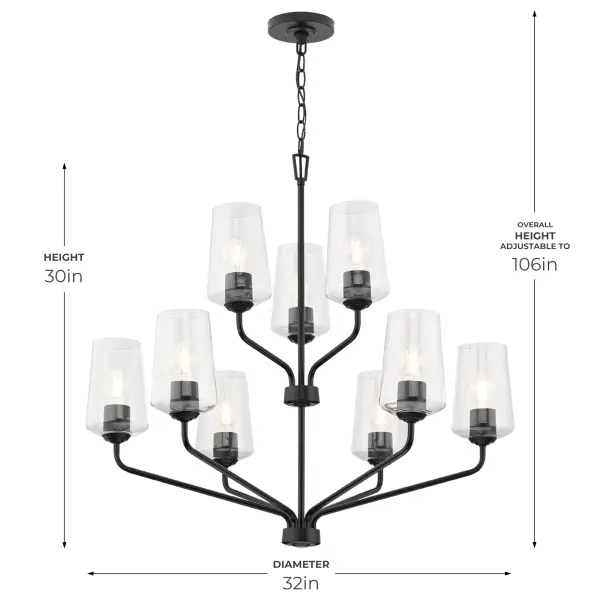 Celino Nine-Light Chandelier - Image 12