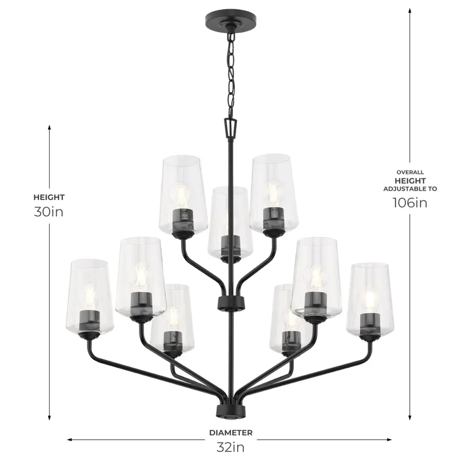 Celino Nine-Light Chandelier - Image 12