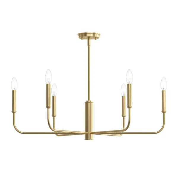 Reines Six-Light Chandelier - Image 13