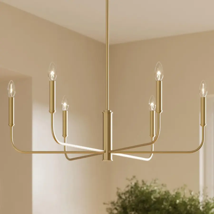 Reines Six-Light Chandelier - Image 9