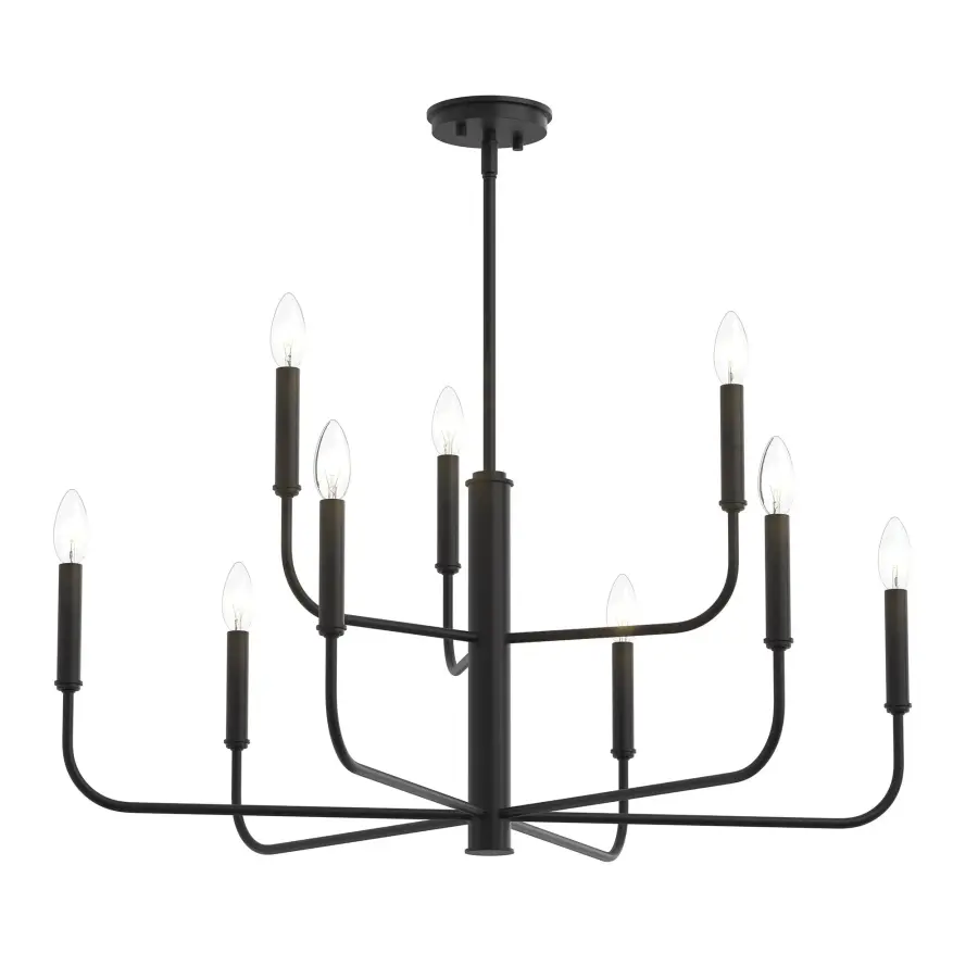 Sophisticated Linear Chandelier Perfect for Modern Dining & Kitchen Spaces - Image 1