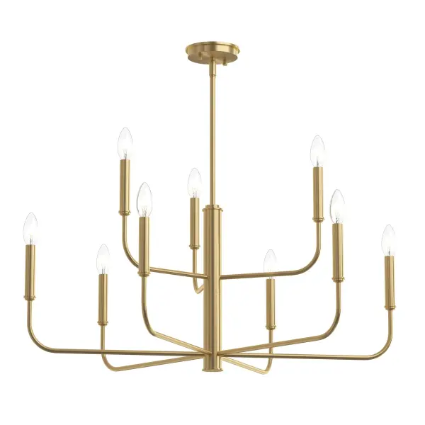Sophisticated Linear Chandelier Perfect for Modern Dining & Kitchen Spaces - Image 3