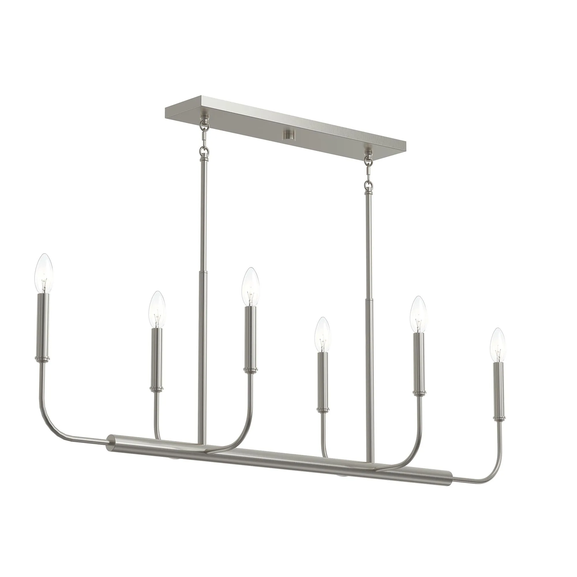 Reines Four-Light Linear Chandelier
