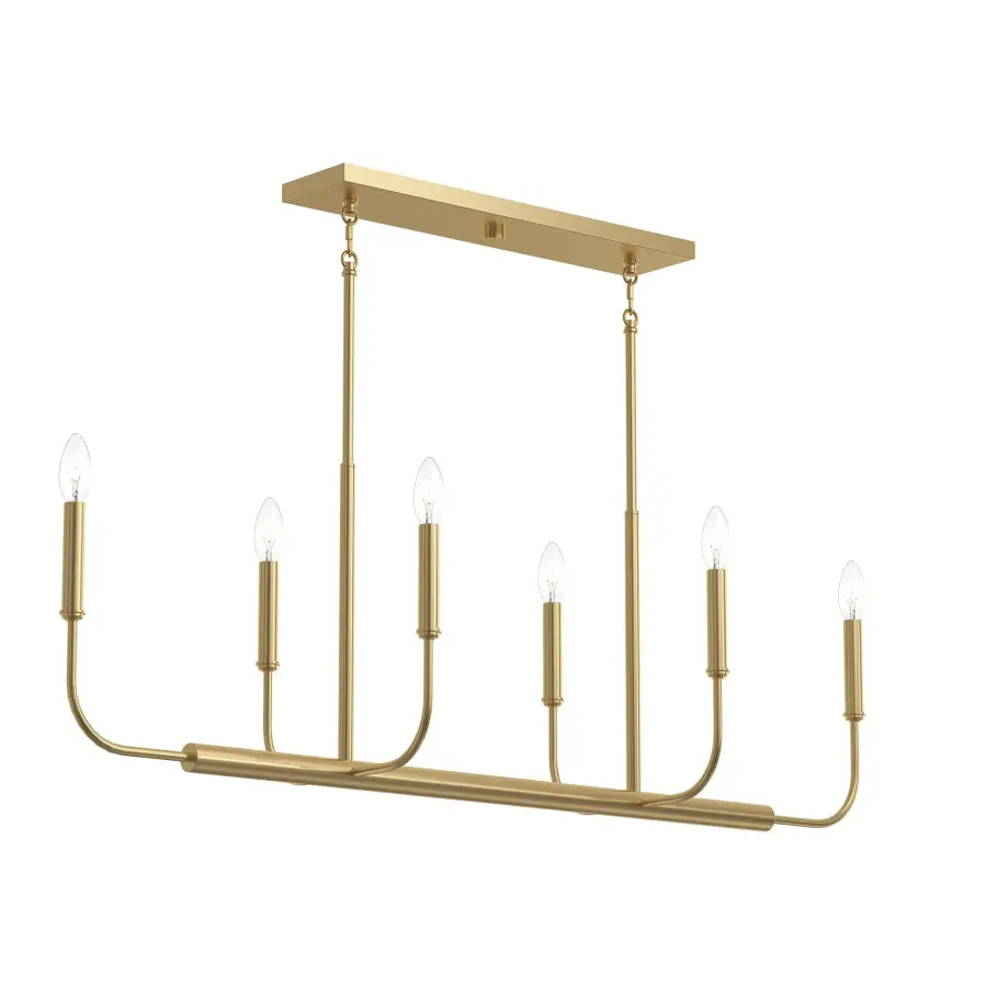 Versatile Linear Chandelier with Transitional Appeal - Image 3
