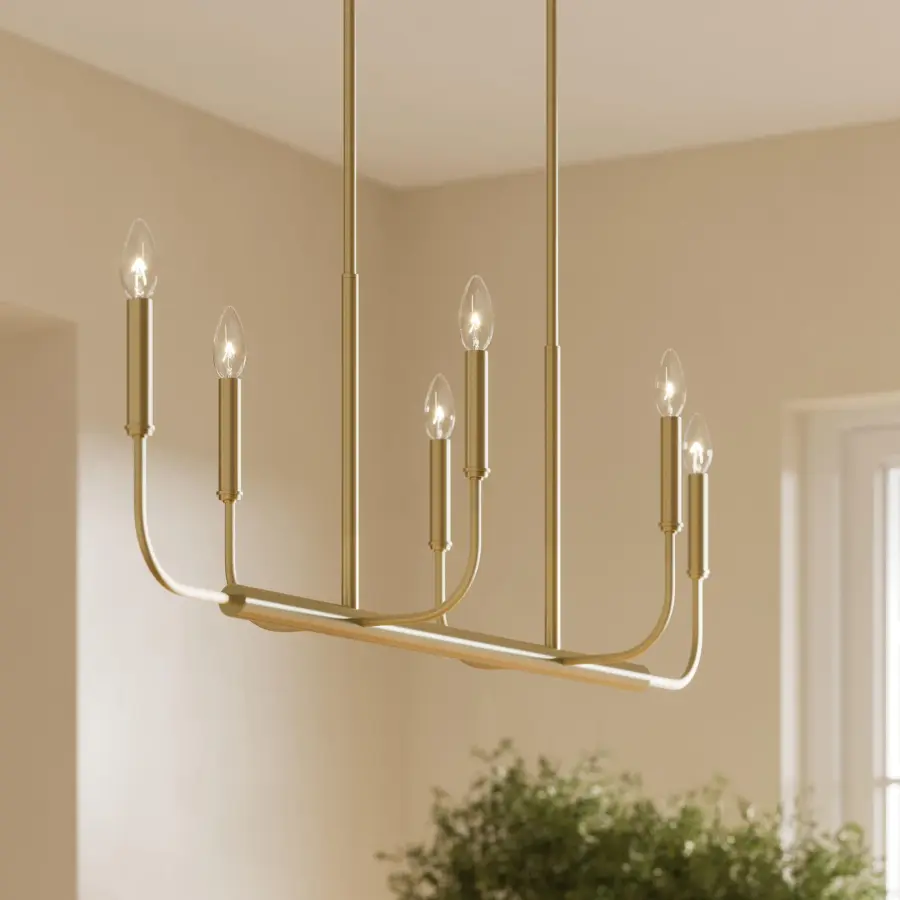 Reines Four-Light Linear Chandelier - Image 16