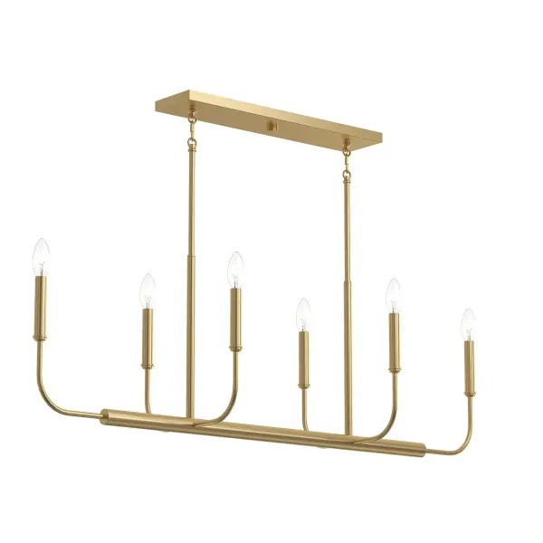Reines Four-Light Linear Chandelier - Image 3