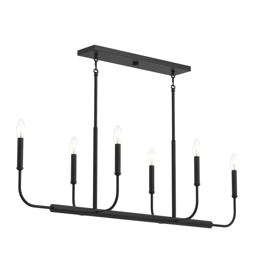 Reines Four-Light Linear Chandelier - Image 8