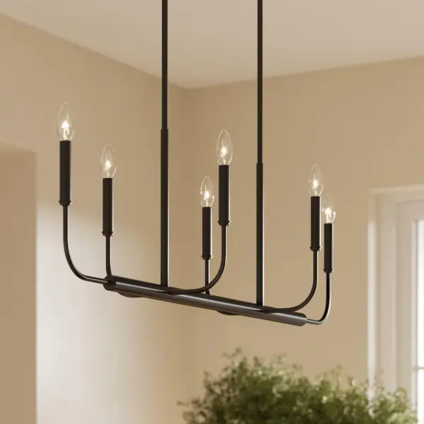 Reines Four-Light Linear Chandelier - Image 9