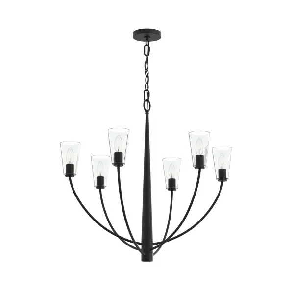 Modern Transitional Elegance with Six-Light Brilliance - Image 2