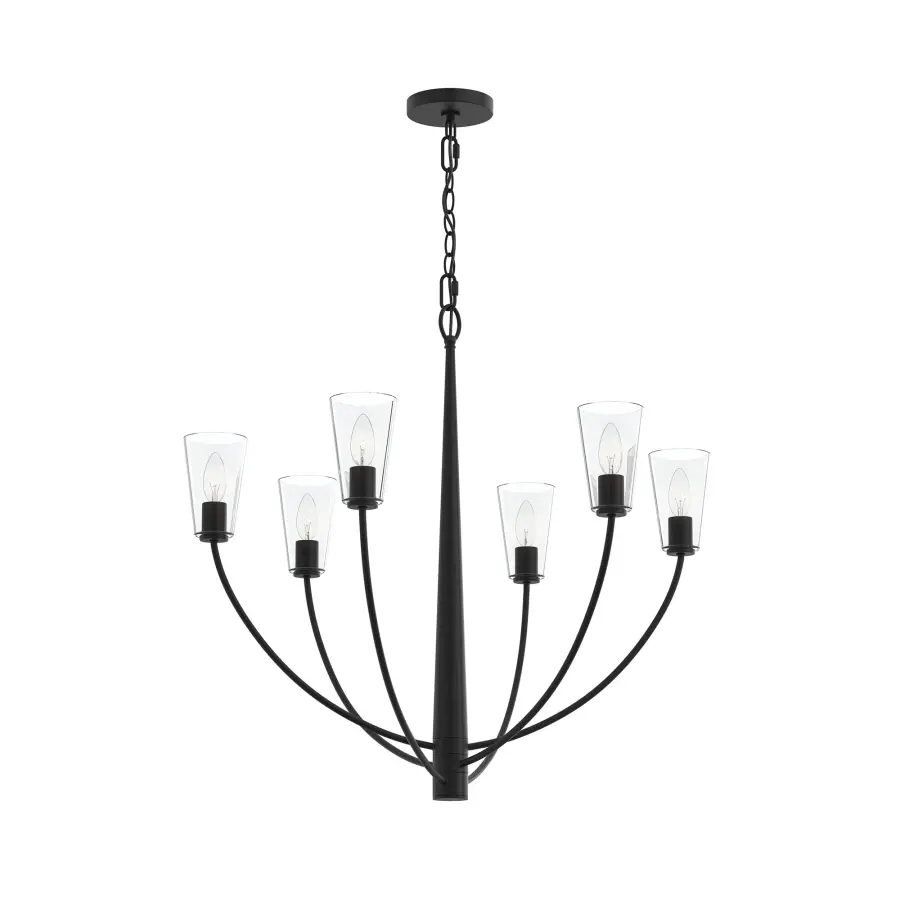 Modern Transitional Elegance with Six-Light Brilliance - Image 2
