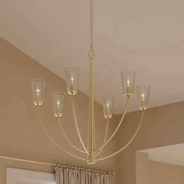 Jheni Six-Light Chandelier - Image 20