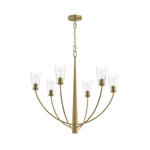 Modern Transitional Elegance with Six-Light Brilliance - Image 3
