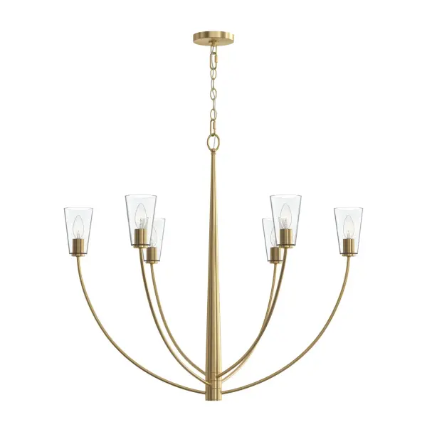 Jheni Six-Light Chandelier - Image 12