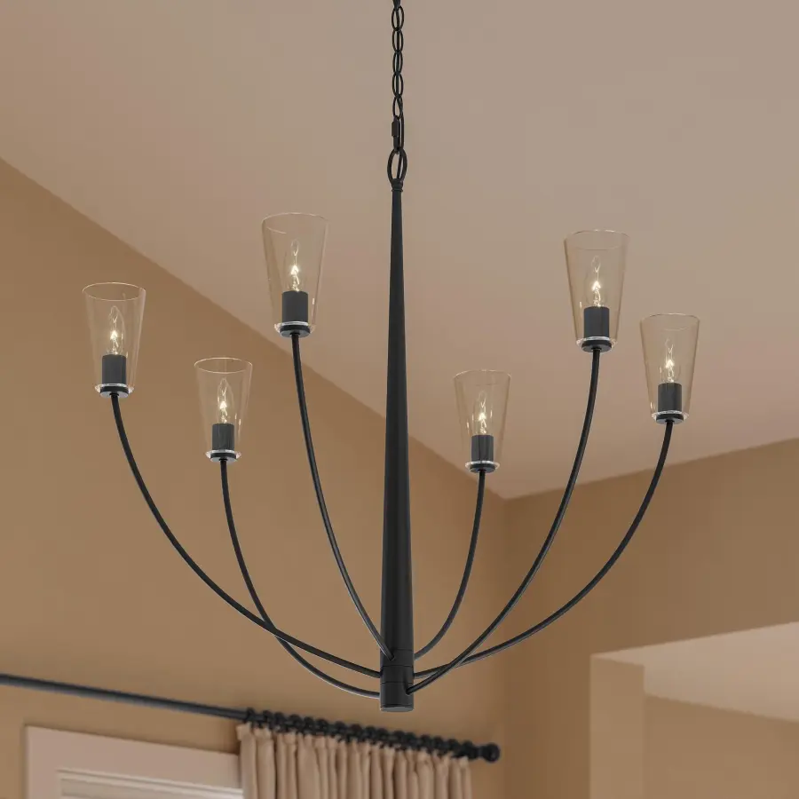 Jheni Six-Light Chandelier - Image 16
