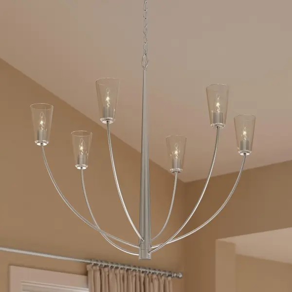 Jheni Six-Light Chandelier - Image 4