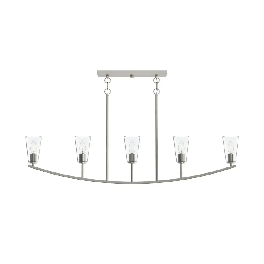 Jheni Five-Light Linear Chandelier - Image 16