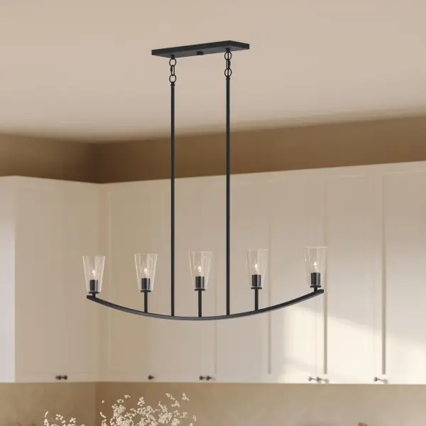 Jheni Five-Light Linear Chandelier - Image 21