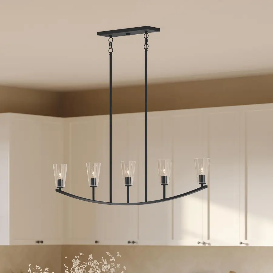 Jheni Five-Light Linear Chandelier - Image 21